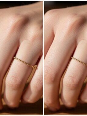 💛SET OF 2 ELEGANT GOLD CHAIN RINGS💛